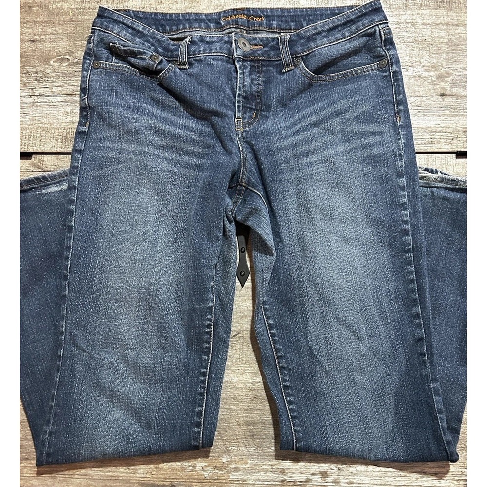 Coldwater Creek Women's Size 10 Dark Wash Jeans Natural Fit Bootcut Denim